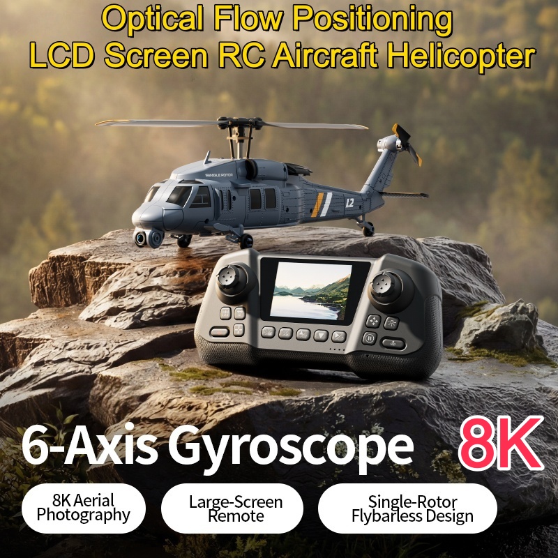 Rc Helicopter Nitro - 8K 플라이바리스 광학 흐름 호버 LCD