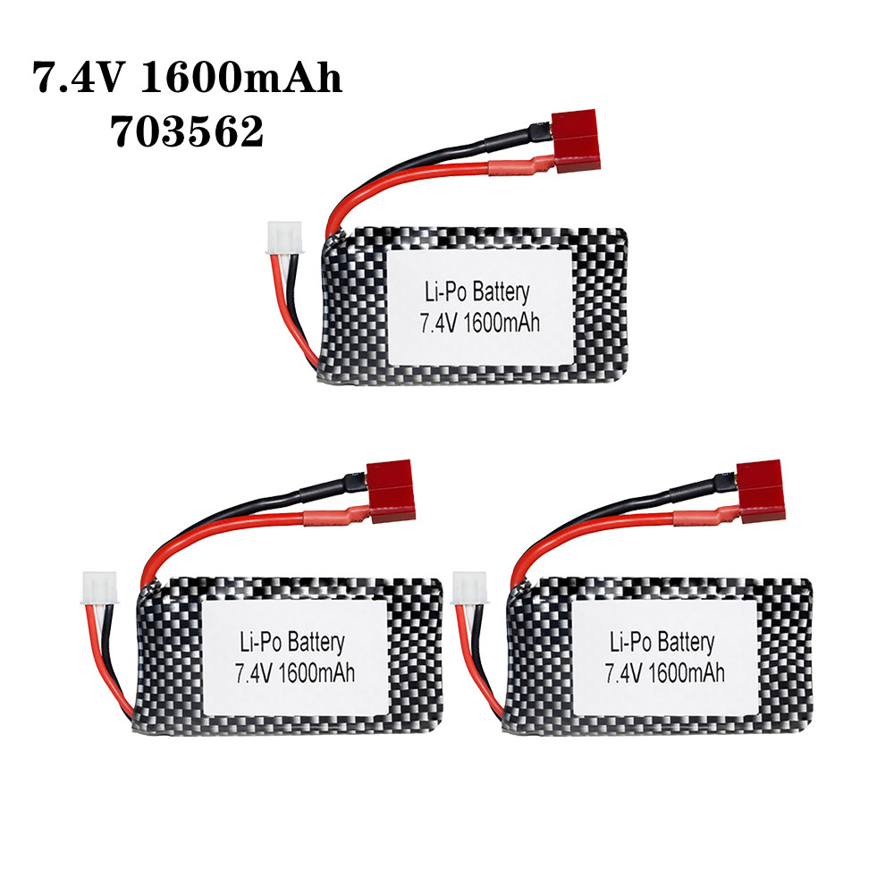 Rc Helicopter Coaxial - 1/2/3 개/몫 7.4v 1600mah 703562 25C