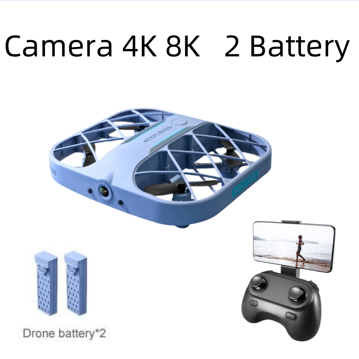 JJRC H107 FPV RC 드론(배터리 2개 포함) - Rc Helicopter Case 리뷰 및 가격